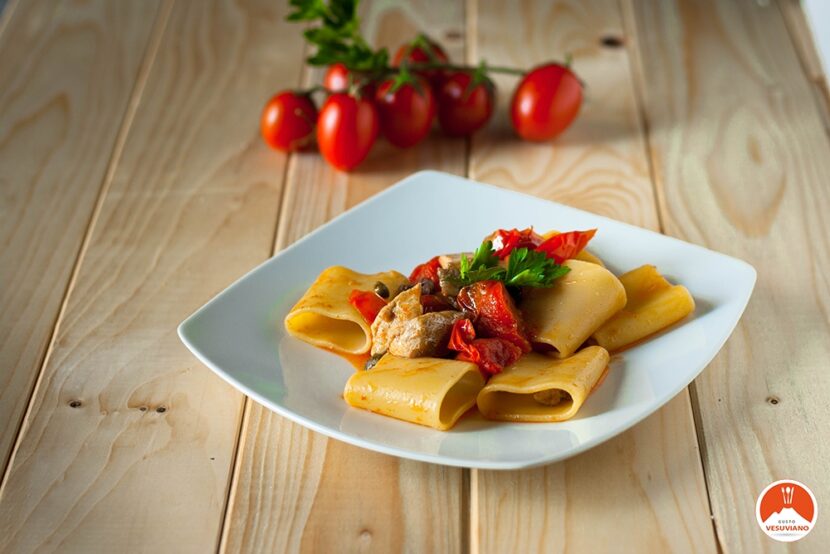 ricetta paccheri ricciola