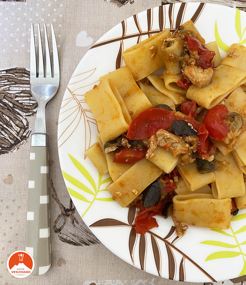 pasta pesce e melanzane