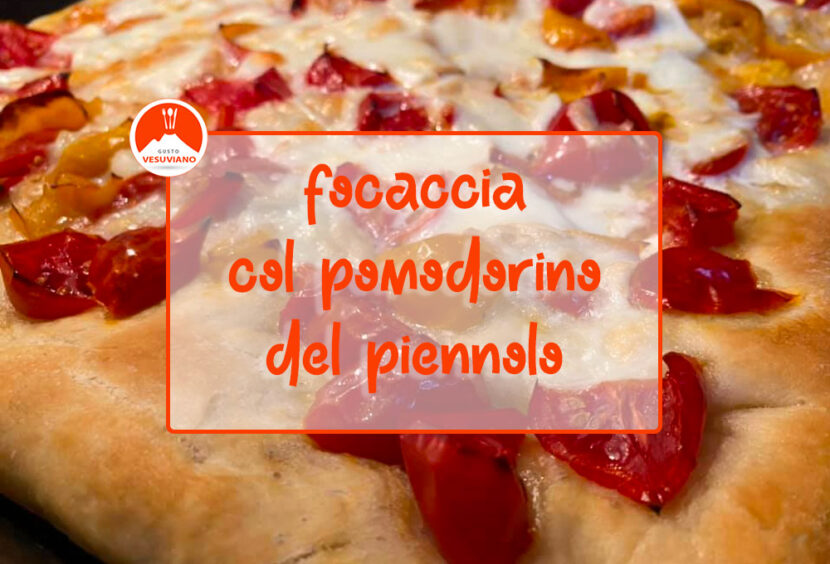 focaccia con pomodorini